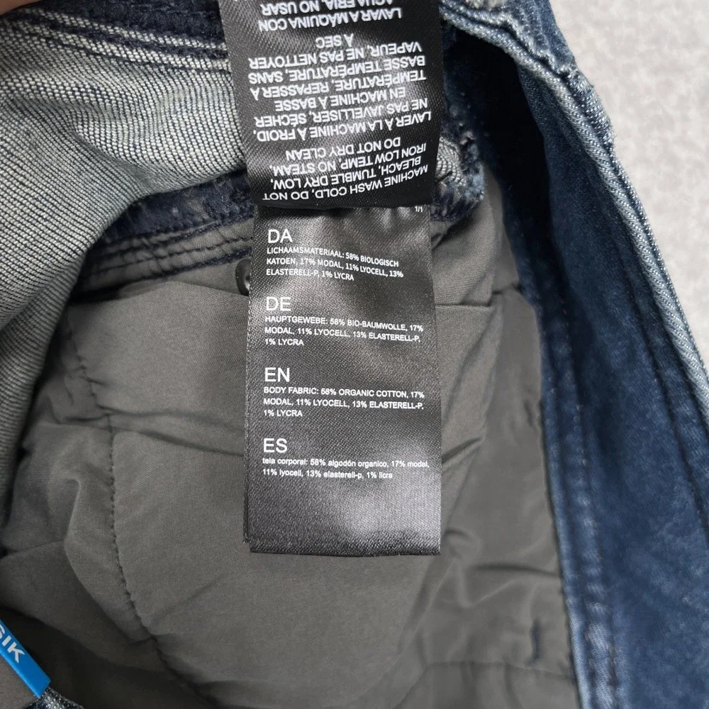 NEW KUHL Denim Klassik Fit Jeans Mens 35x34 Blue Medium Wash Stretch Zip 5200